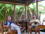 Carmen and Troy Relaxing on the Deck