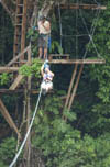 First Platform on Canopy Tour