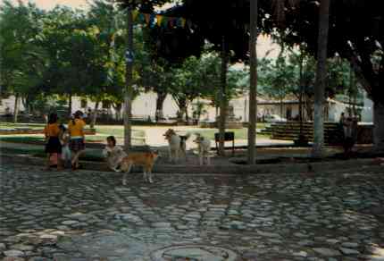 Central Park at Copan Ruinas Town