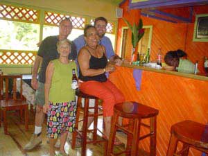 Lusty Lizard Restaurant Roatan Honduras