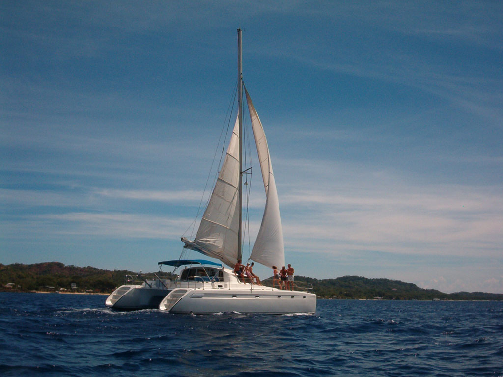 Picture of Catamaran at Roatan Honduras