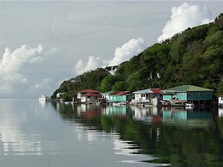 View of Jonesville Roatan Honduras